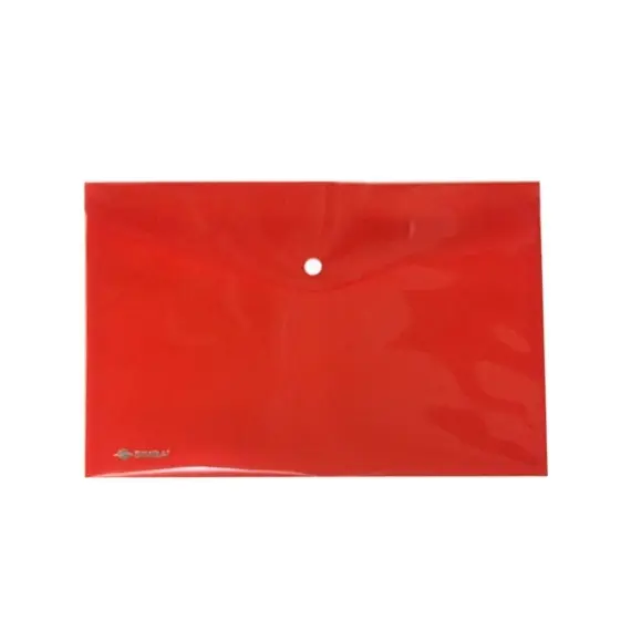 Documents Covers, SIMBA, Documents Bags with Button Click, A4, Red, 10 PC/Pack 
