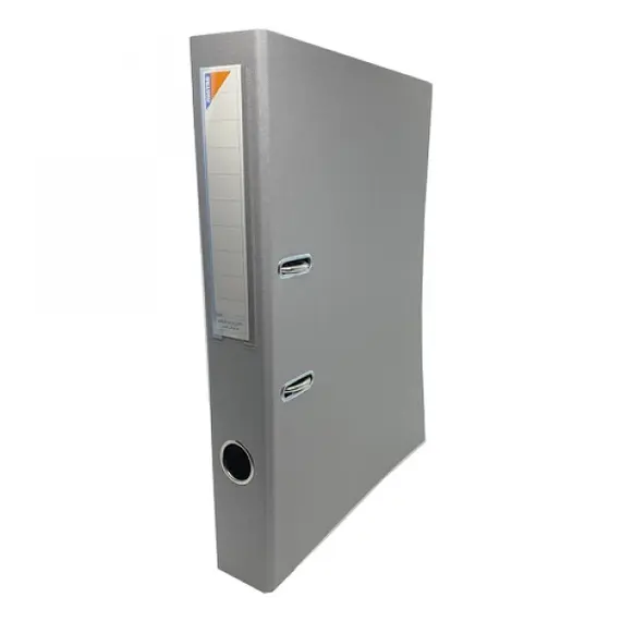 Box File, SIMBA , Lever Arch File, 2-Ring Binder, Plastic, 50mm, A4, Gray 