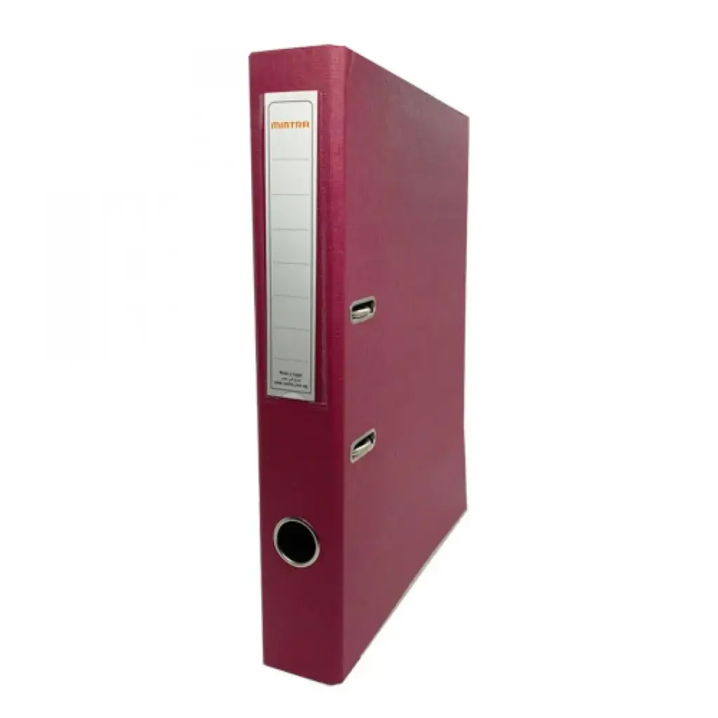 MINTRA Red Plastic 2-Ring Binder, 50mm, A4 Size - Organize with Style 