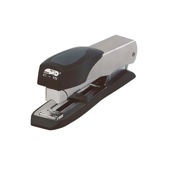 Stapler, STD C-15, Half Strip Front Loading Metal Stapler, 45 Sheets 