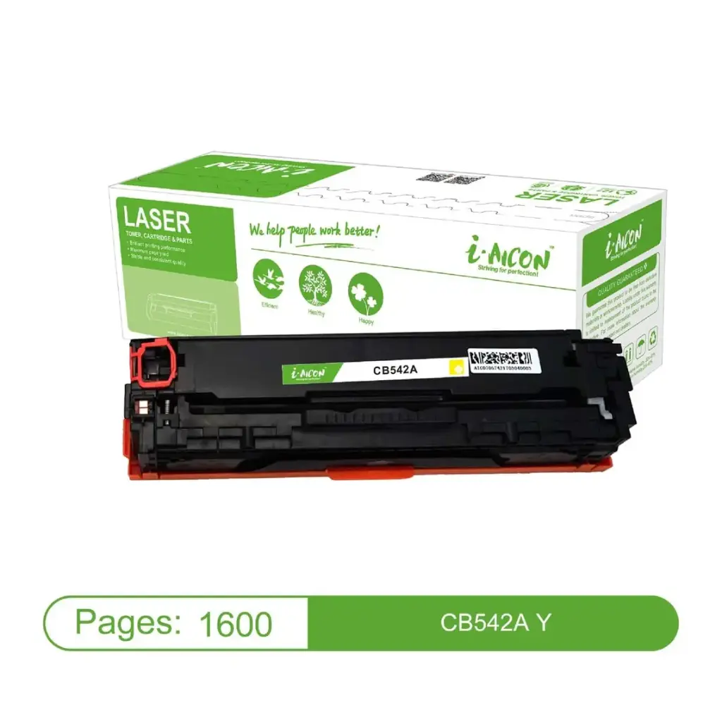 ​i-Aicon Compatible Laser Toner Yellow (CB542A|125A / CE322A|128A / CF212A|131A / Canon 116/316/416/716/131/131/731) 