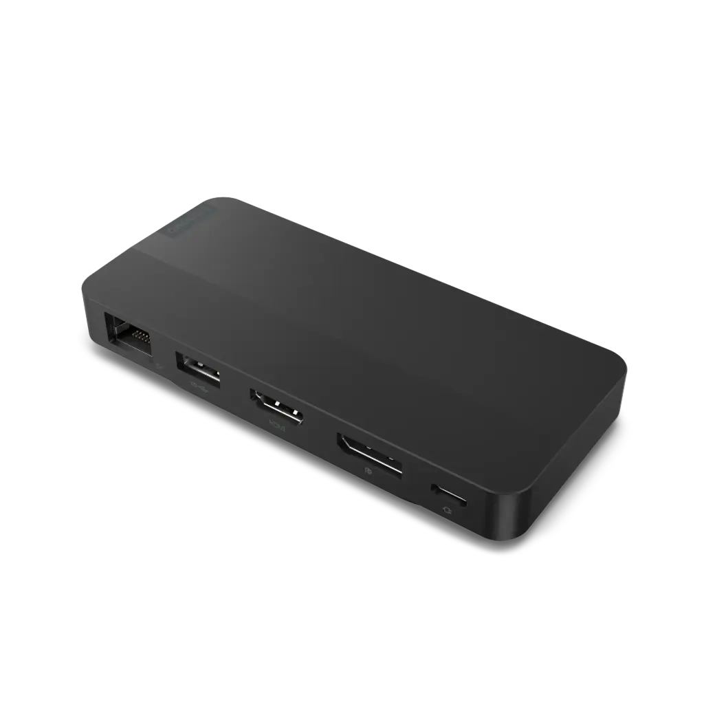 Lenovo USB-C Dual Display Travel Dock (w/ adapter)