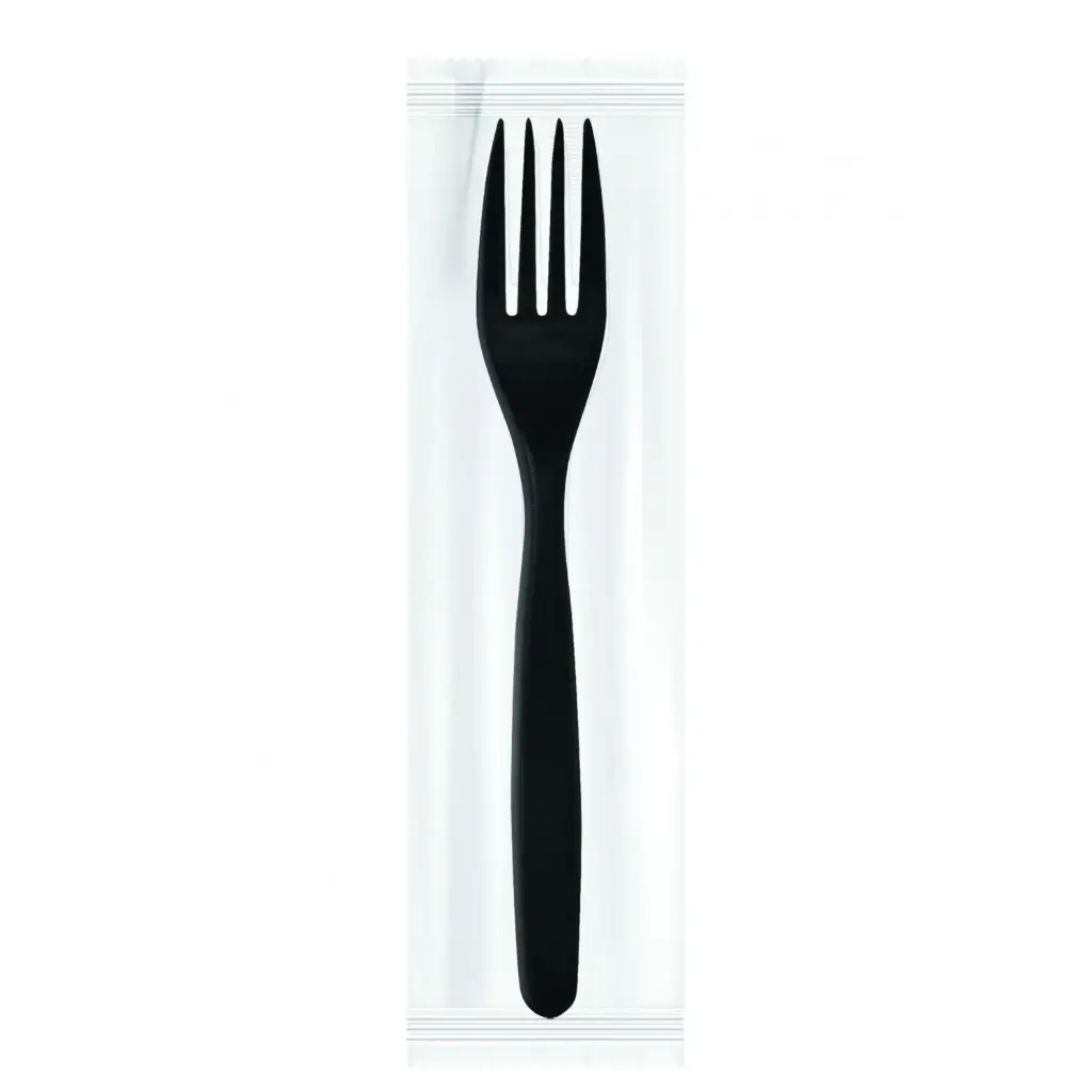 Plastic Big Black Forks 180mm (1000 forks) 