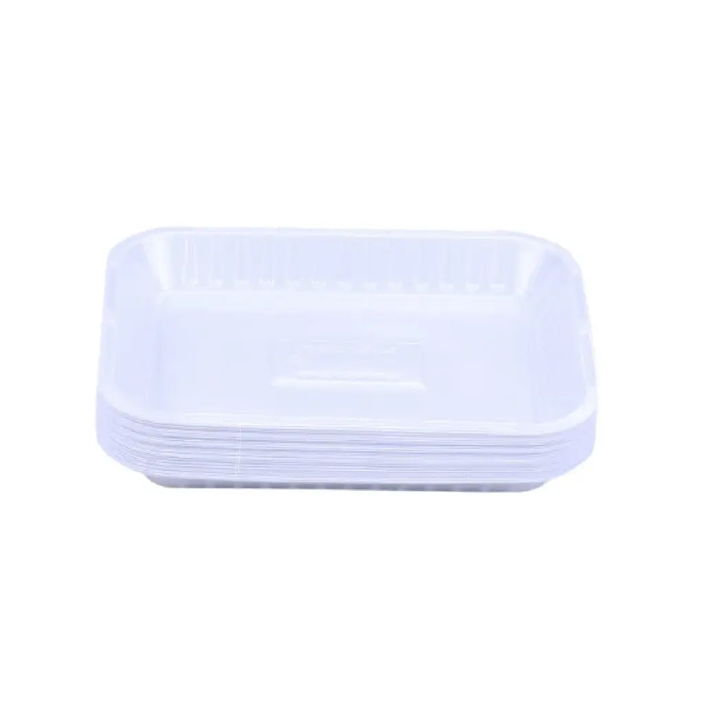 Plastic Rectangular Plates Size 2 (1000 plates) 