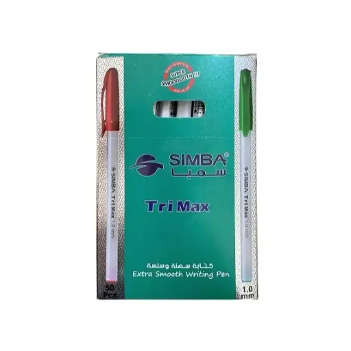 [128833857] Pen, SIMBA, Ballpoint, Triangle Shape, 1 mm, Blue, 50 PC/Pack