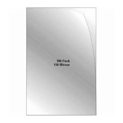 [471052] Documents Covers, SIMBA, Binding Cover, 150 Micron, A4, Transparent, 100 PC/Pack