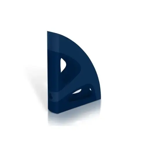 [1886] Storage Organizer, MAS, Magazine Catalog Rack, One Section, Plastic, Dark Blue