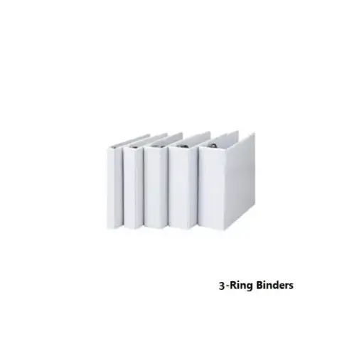 [A2383479] SVA.Ring Binders, 3-Ring Binders, 2.5 in (65 mm), A4, White