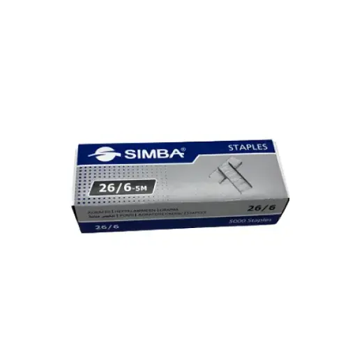 [172093] Stapler, Pins SIMBA No. 26/6 - 5000 High-Quality Pins