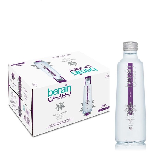[BTWT-BERAIN270G] بيرين مياه عادية 270 مل (24 عبوة زجاج)