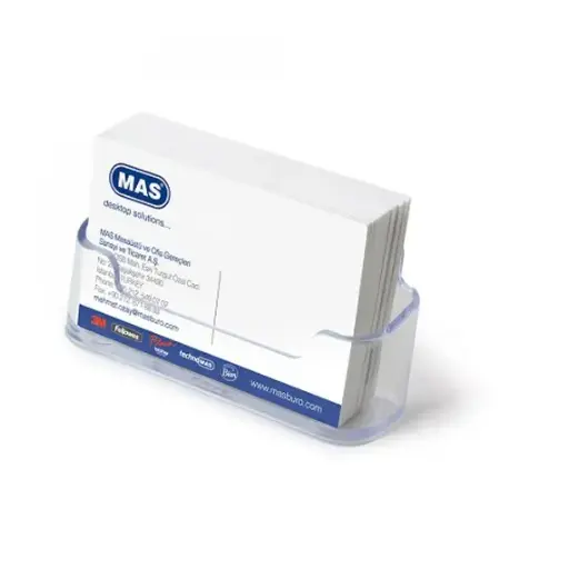 [3232823061] Desk Organizer, MAS, Business Card Holder, Plastic, Transparent
