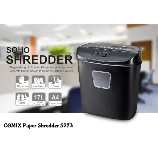 [314078] COMIX Paper Shredder S273