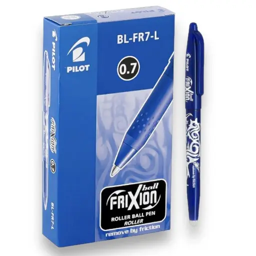 [epOSWS-PT-BL-FR7-L] PILOT Frixion Pen Erasable 0.7mm Blue (12 pcs/box)