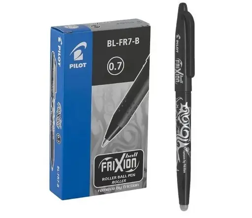 [epASHOUROSWS-PT-BL-FR7-B] PILOT Frixion Pen Erasable 0.7mm Black (12 pcs/box)