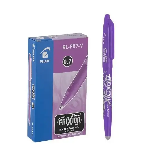 [epOSWS-PT-BL-FR7-V] PILOT Frixion Pen Erasable 0.7mm Violet (12 pcs/box)