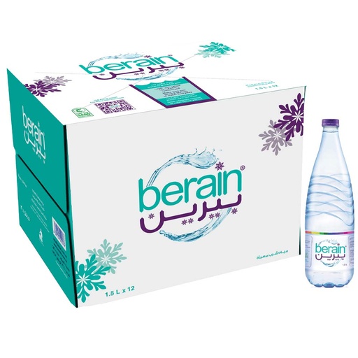 [BTWT-BERAIN1500] بيرين مياه عادية 1.5 لتر (12 عبوة)