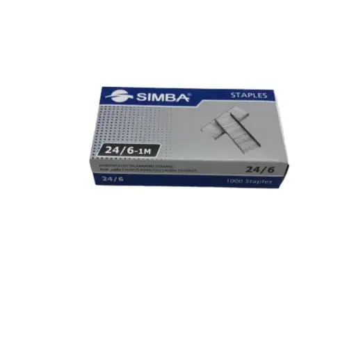[172090] Stapler, Pins SIMBA No. 24/6 - 1000 High-Quality Pins - 10 boxes 