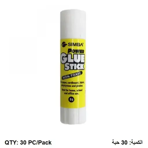 [3910701705] Glue, SIMBA, Glue Stick, 8 g, 30 PC/Pack
