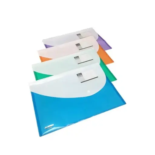 [1513063249] Documents Covers, SIMBA, Documents Bags with card holder, A4, Assorted Color, 10 PC/Pack 