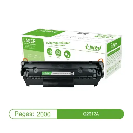 [ITIA-6974850183319] ​i-Aicon Compatible Laser Toner Black (Q2612A|12A /FX9/FX10/ Canon 103/303/703/104/304) 