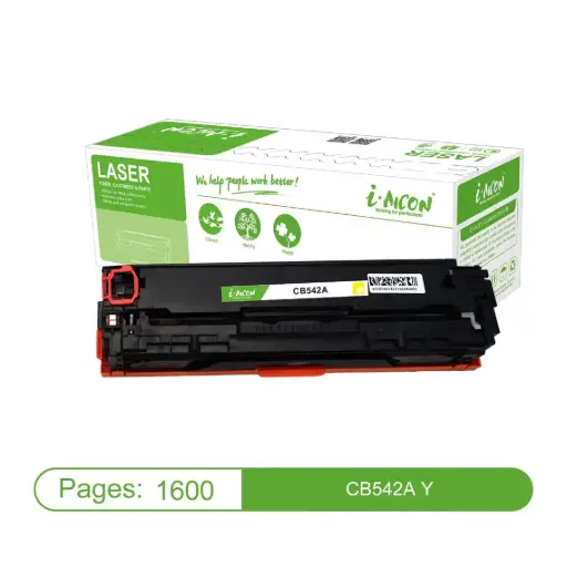[ITIA-6974850182404] ​i-Aicon Compatible Laser Toner Yellow (CB542A|125A / CE322A|128A / CF212A|131A / Canon 116/316/416/716/131/131/731) 