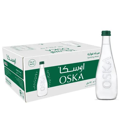[BTWT-OSKA330GSP] OSKA Sparkling Water 330ml Glass (1 Carton x 24 Bottles)