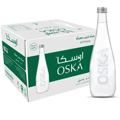 [BTWT-OSKA750GST] OSKA Still Water 750ml Glass (1 Carton x 12 Bottles)