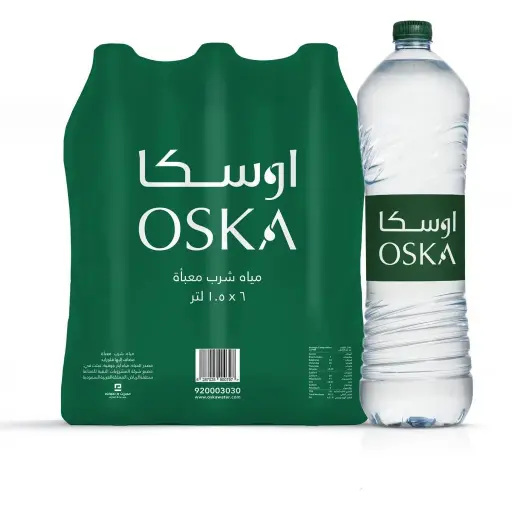 [BTWT-OSKA1500S] OSKA Water 1.5Ltr (1 Shrink x 6 Bottles) 