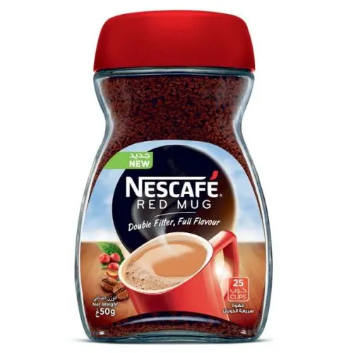 [NescafeRM50G1523] Nescafe Coffee Red Mug (50gm) 