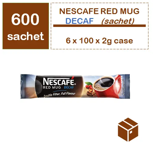 [BTCFE-NSCDC-RDG-SCH] Nescafe Coffee Red Mug Decaf sachet 