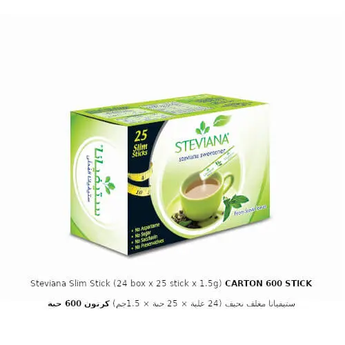 [ss253146] Steviana Sweetener Slim Stick (24 box x 25 stick x 1.5g) CARTON 600 STICK 