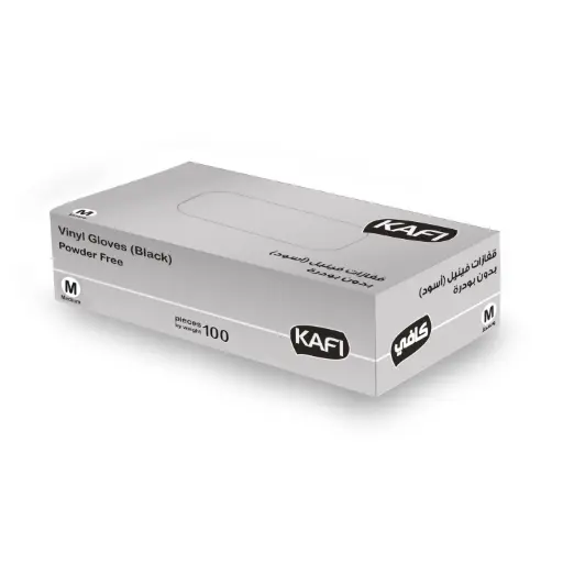 [BT-0301376] Glove Black Vinyl - Powder-Free Medium (700/Carton) 