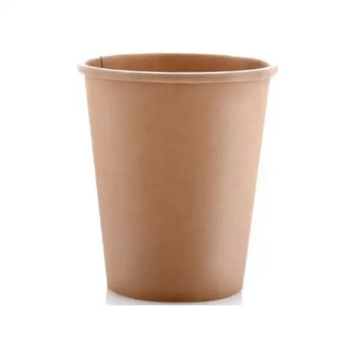 [BT-0202180] Paper Cup Thick Kraft 9oz – 1000 Cups 