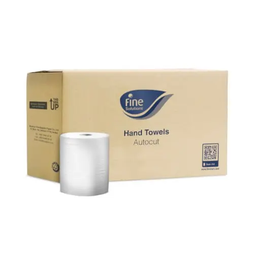 [3891] Fine Hand Tissue Maxi Roll Auto Cut 200m x 6 rolls 