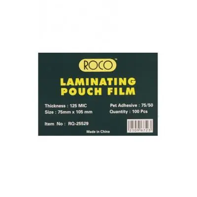 [255292138] ROCO, Thermal Laminating Films 125 Micron A7 Clear (100 PC/Pack)