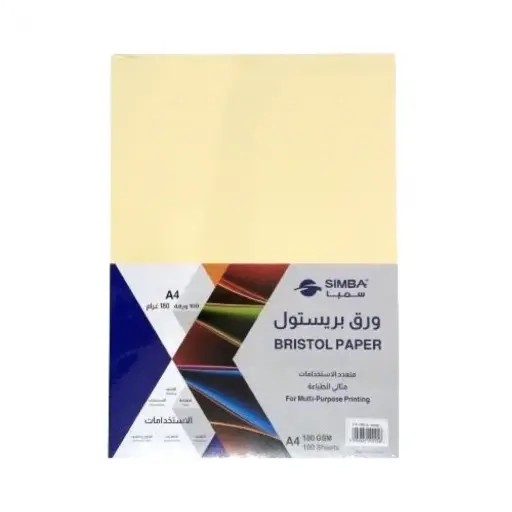 [281427] SIMBA Multi-Use Paper Bristol 180gsm A4 Beige (100 Sheets)