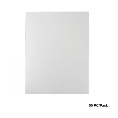 [2601232193] ROCO Binding Cover A4 PVC 500 Microns, Plastic, White, 50 PC/Pack 