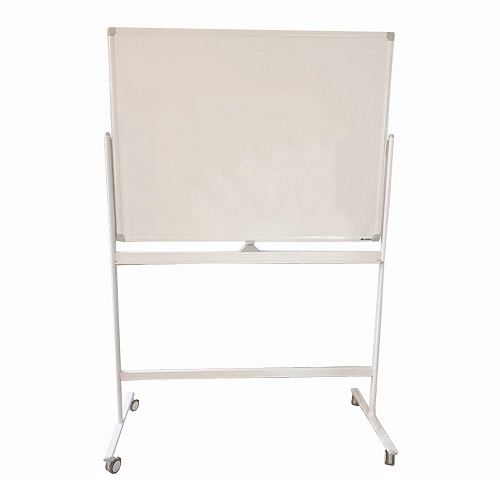 [361216] Boards, SIMBA, Magnetic Whiteboard, (90x120cm), Two Sides, with Wheels, White